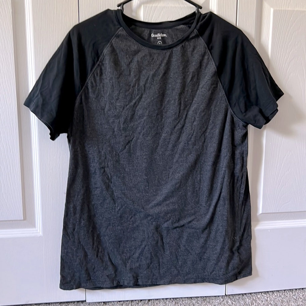 Goodfellow black / gray softball shirt